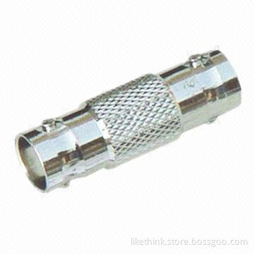BNC Connector with -40-60°C Temperature Range and Double BNC Female Connectors, ABS Insulator